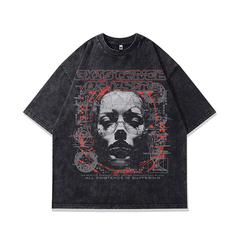 Ropa Vintage Hombre Vintage Washed Short Sleeve T-Shirt