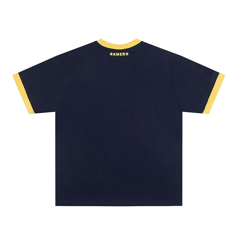 Marcas De Streetwear Alphabet Print Short Sleeve T-Shirt Loose Casual Top