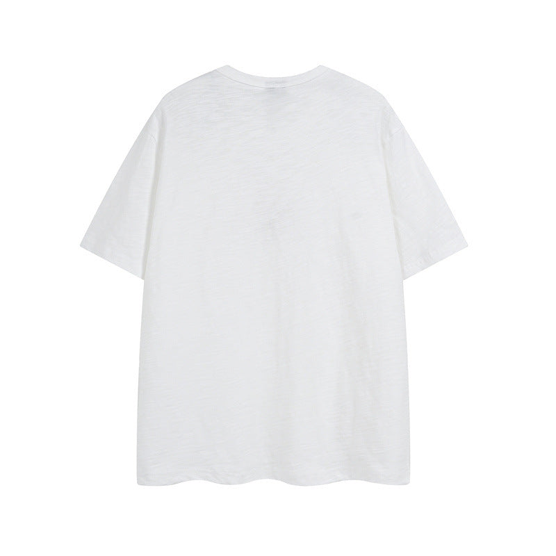 Casual Street Wear Retro Old Slim Short Sleeve T-Shirt