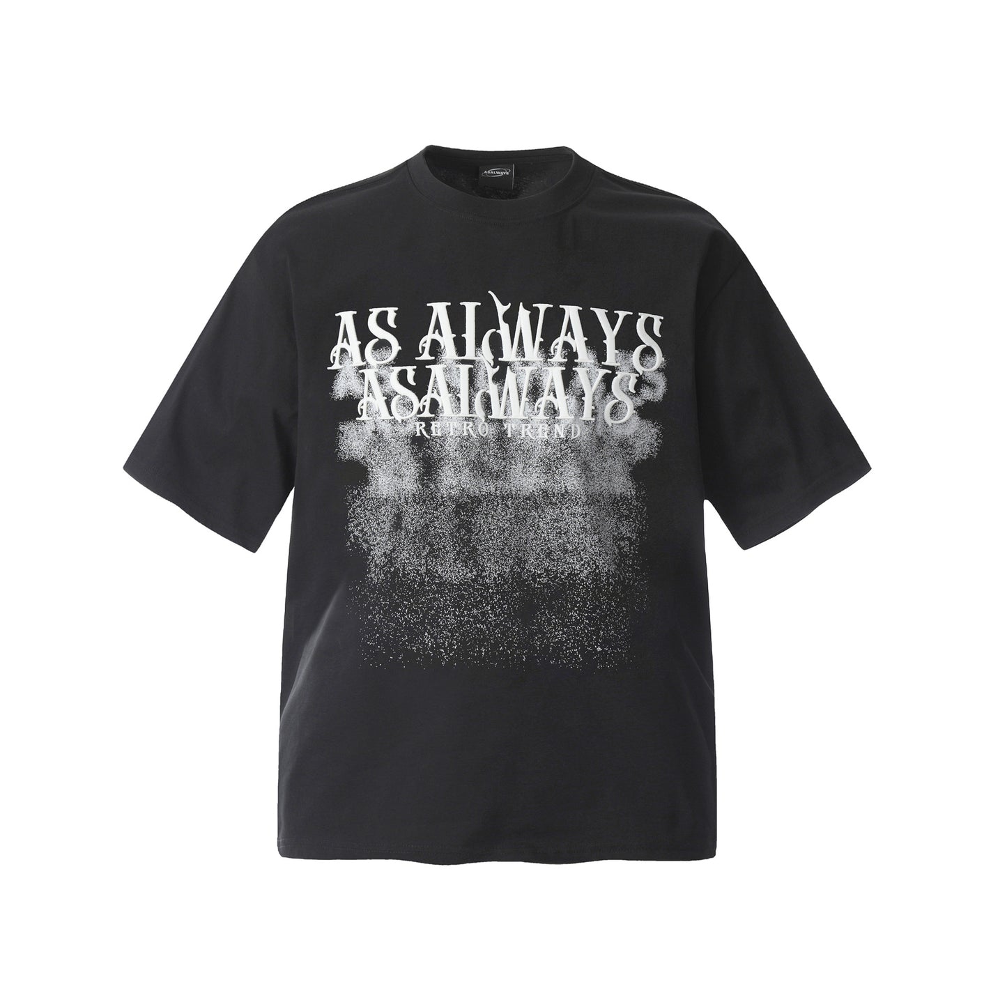 Unisex T-shirts Summer Foam Men's Loose Crew Neck Short Sleeve T-Shirt