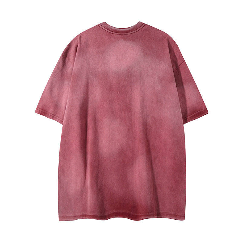 Nyc 1990 Shirt gradual change washed old T-shirt short sleeve