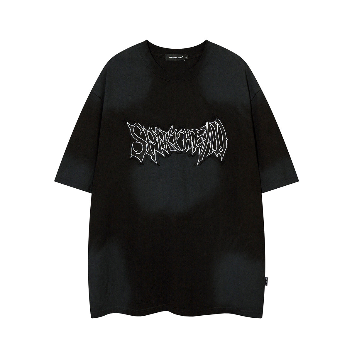 1990 Fashion T-Shirt Summer T-Shirt Washed Old Embroidered T-Shirt Short Sleeve