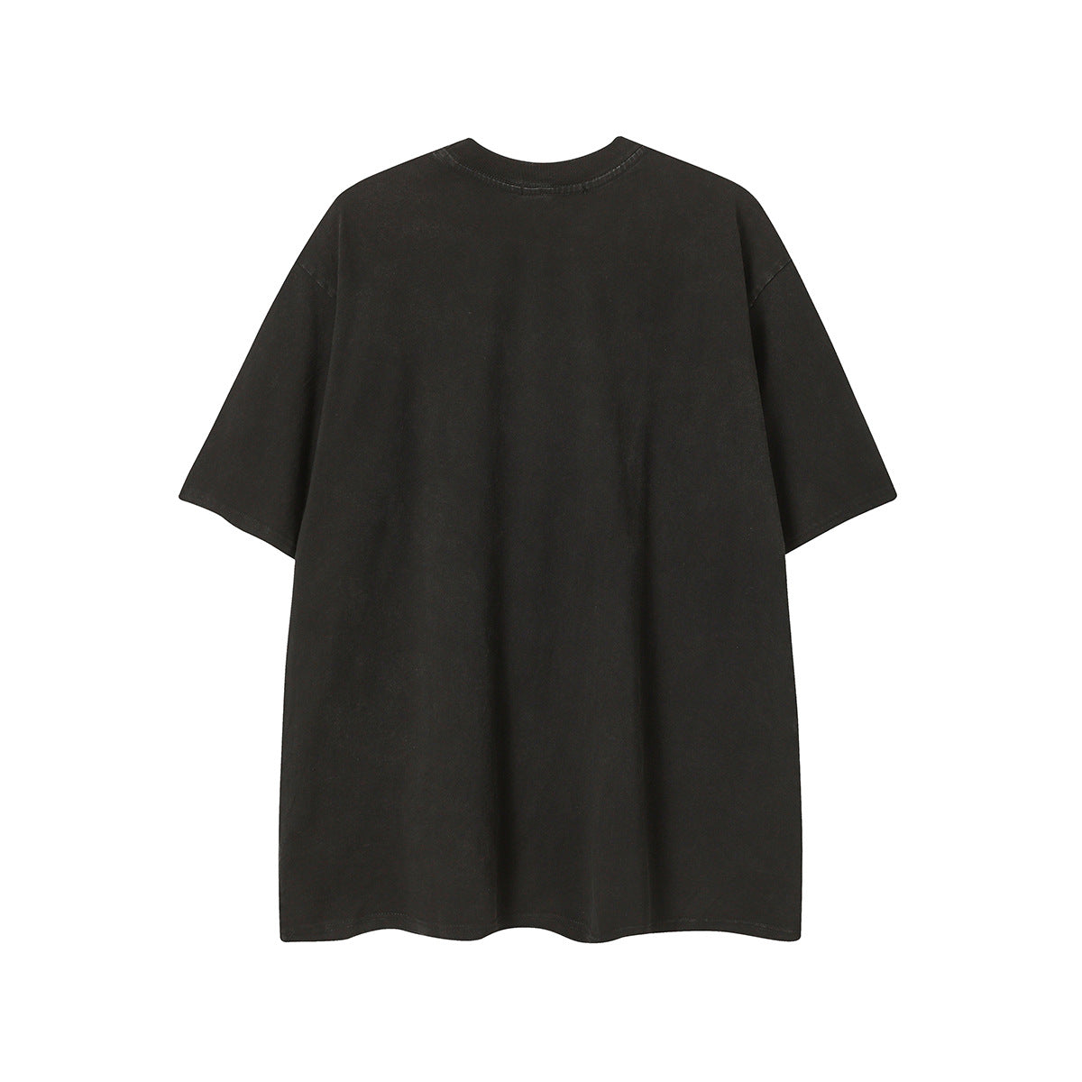Ye T Shirt Summer Hip Hop Washed tee Flame Printed Short Sleeve T-Shirt