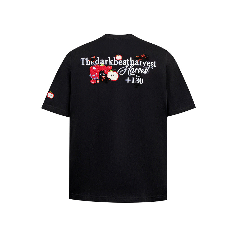 Nostalgia T Shirts Crew Neck Loose Short Sleeve T-Shirt