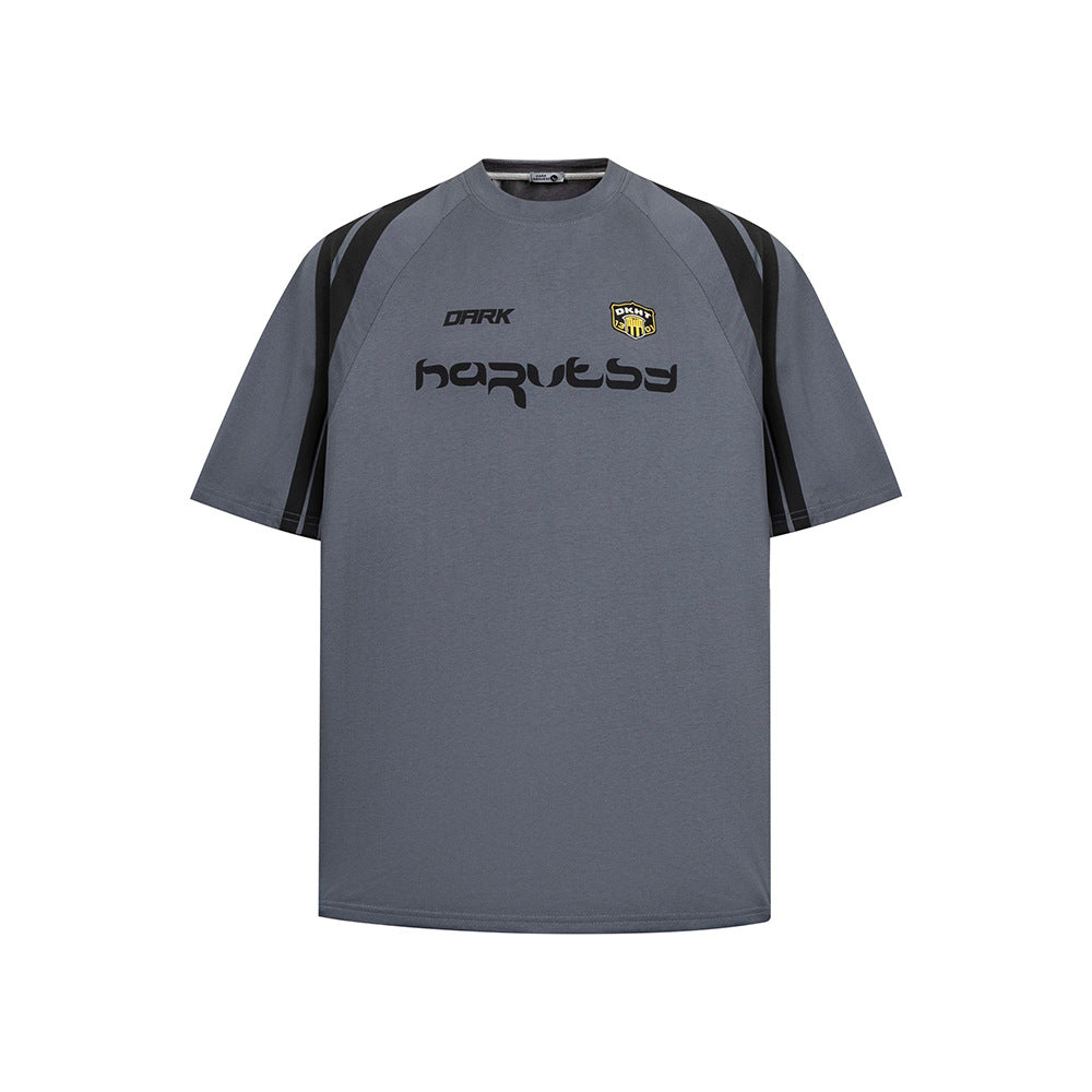 New York Hip Hop Style Alphabet Short Sleeve T-Shirt Summer Loose Top