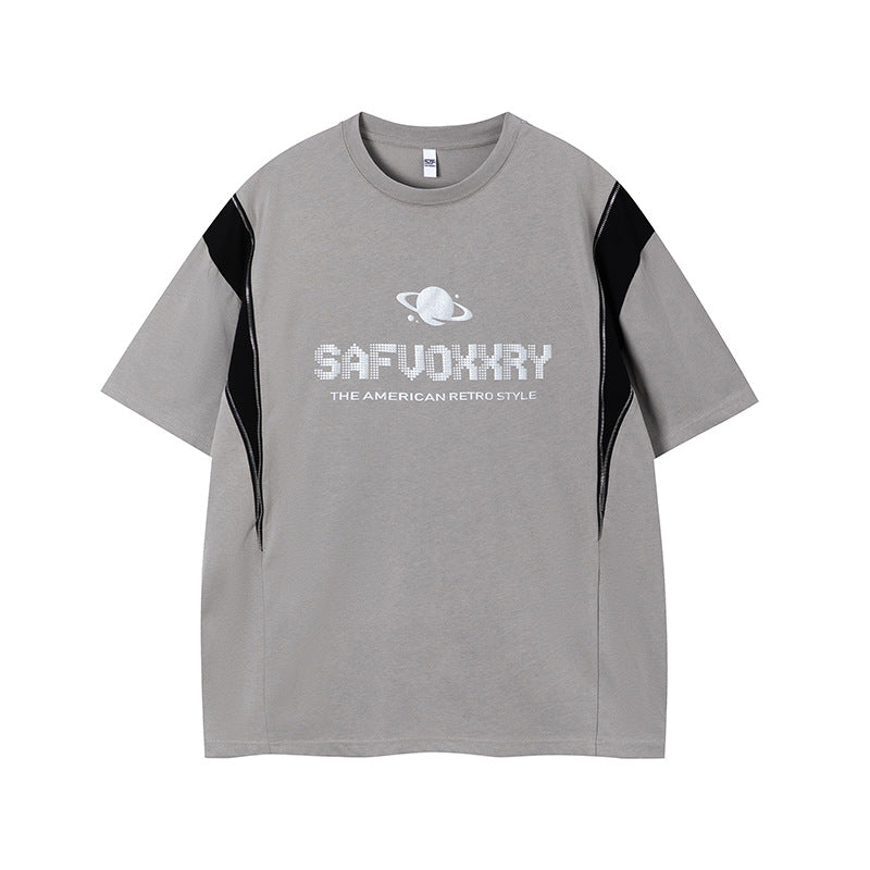 Vintage Tišö Rt Crew Neck Short Sleeve T-Shirt Summer Casual Top