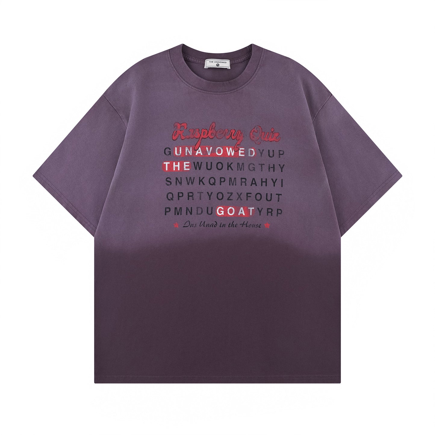 USA Vintage T-Shirt Alphabet Printing Pure Cotton Men's Summer Loose