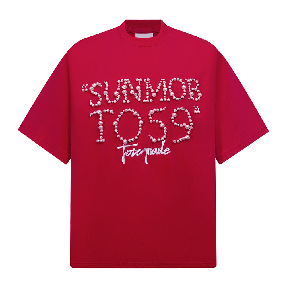 Vintage Usa Shirt Casual Vintage Short Sleeve Loose T-Shirt