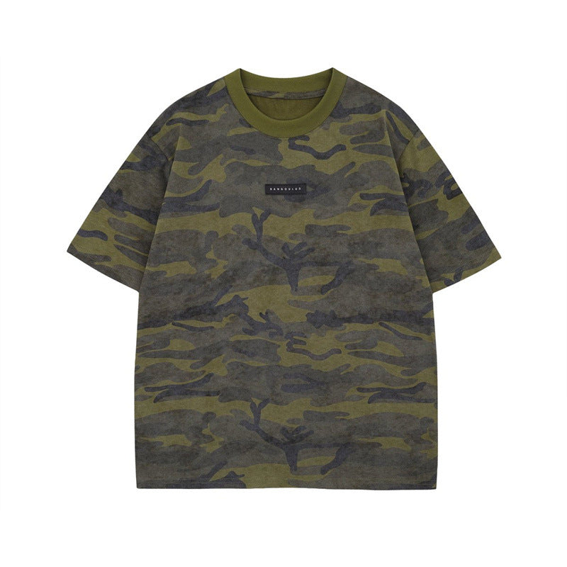 US drip outfits Summer Vintage Casual Loose Short Sleeve T-Shirts