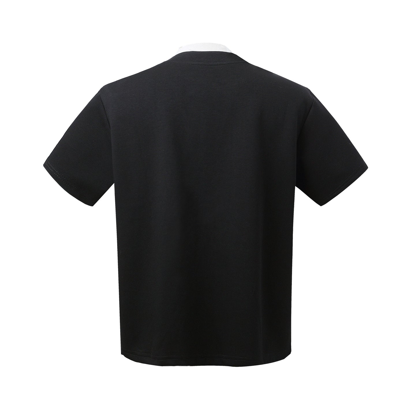 Unisex T-shirts Vintage Fake Two Space Cotton T-Shirts