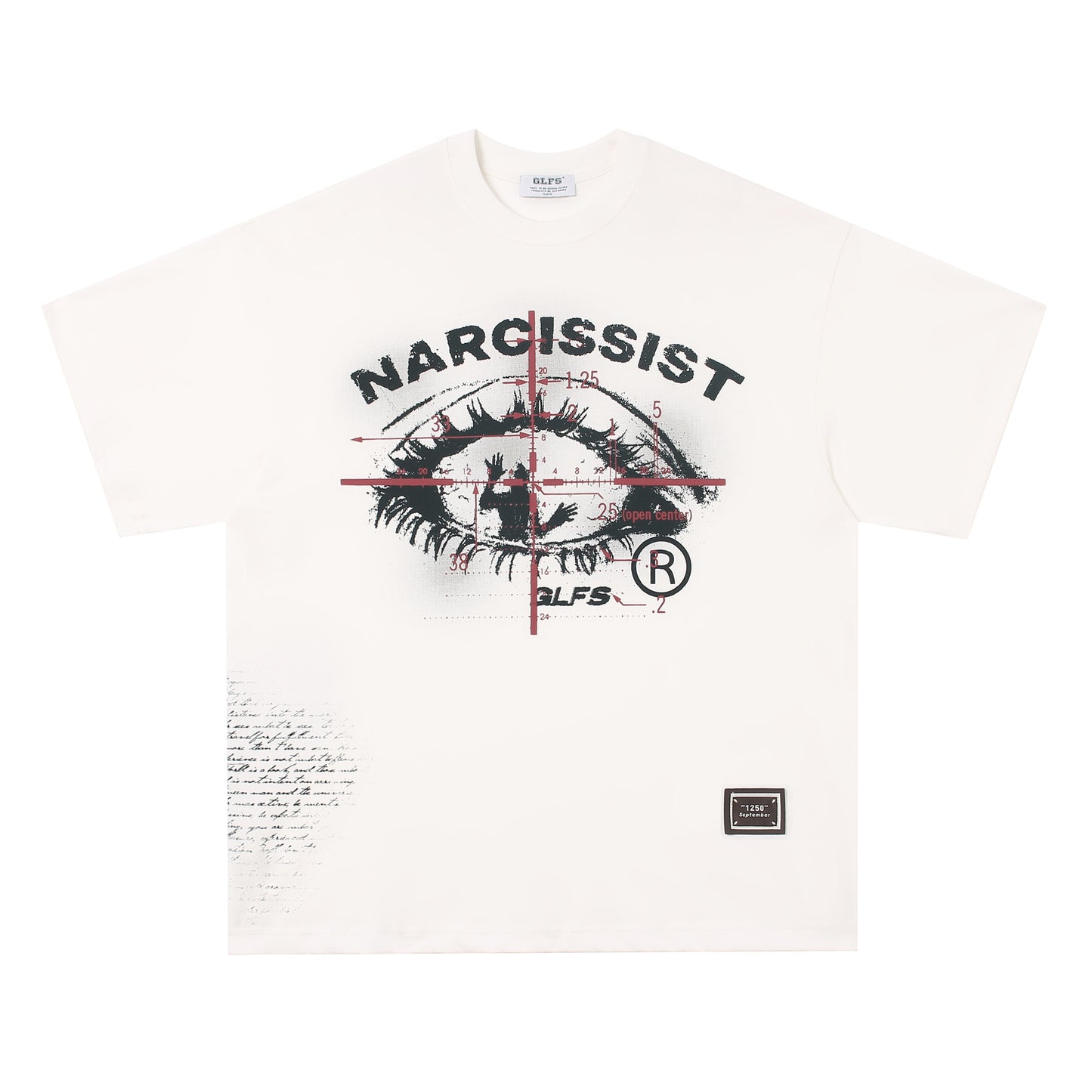 Unisex T-shirts Summer Cross Eyes Men's Loose Short Sleeve T-Shirt