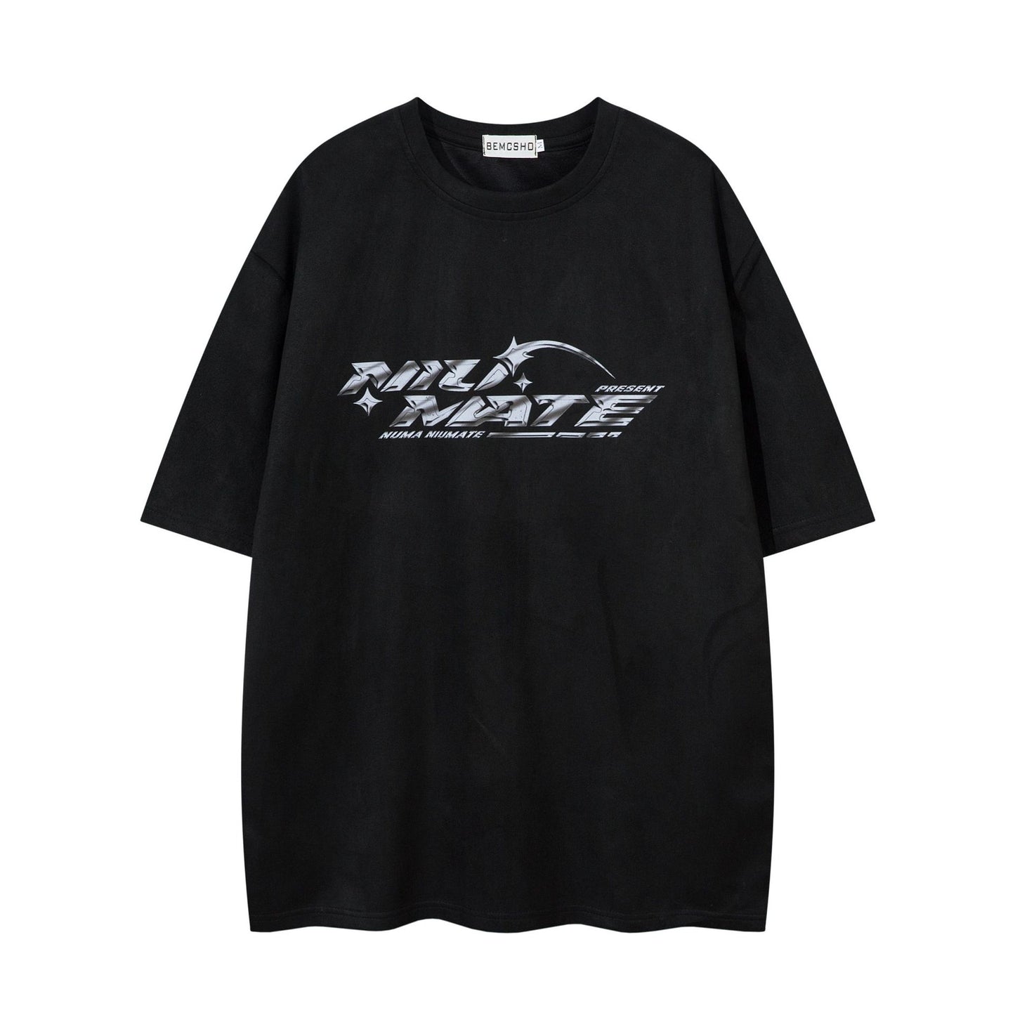 Ye T Shirt Summer Angel Wings Print Short Sleeve