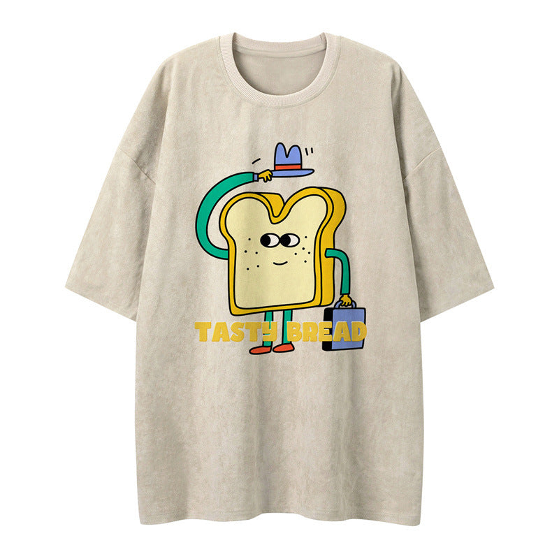 US drip outfits Summer Vintage Casual Loose Short Sleeve T-Shirts