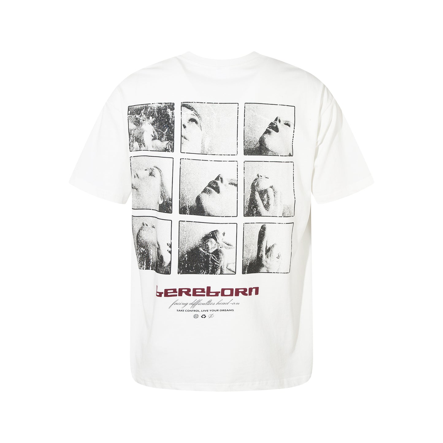 1990 Fashion T-Shirt Vintage T-Shirt Summer Character Print Short Sleeve