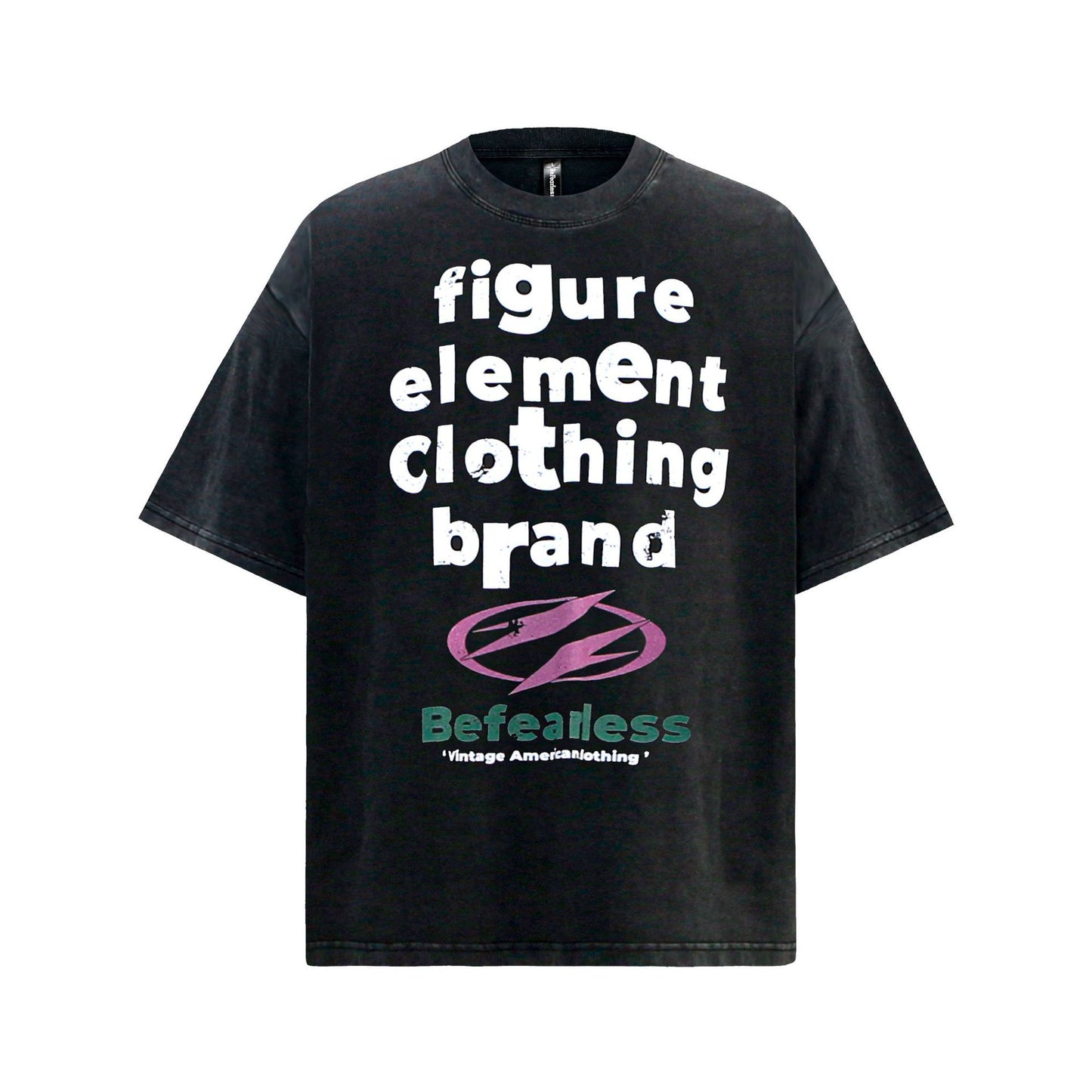 80s And 90s Vintage T Shirts Letter Short Sleeve Men's and Women's Summer Loose Top