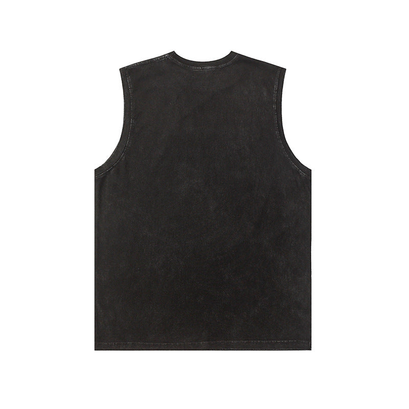 Vintage Usa Shirt Vintage Tank Summer Loose T-Shirt