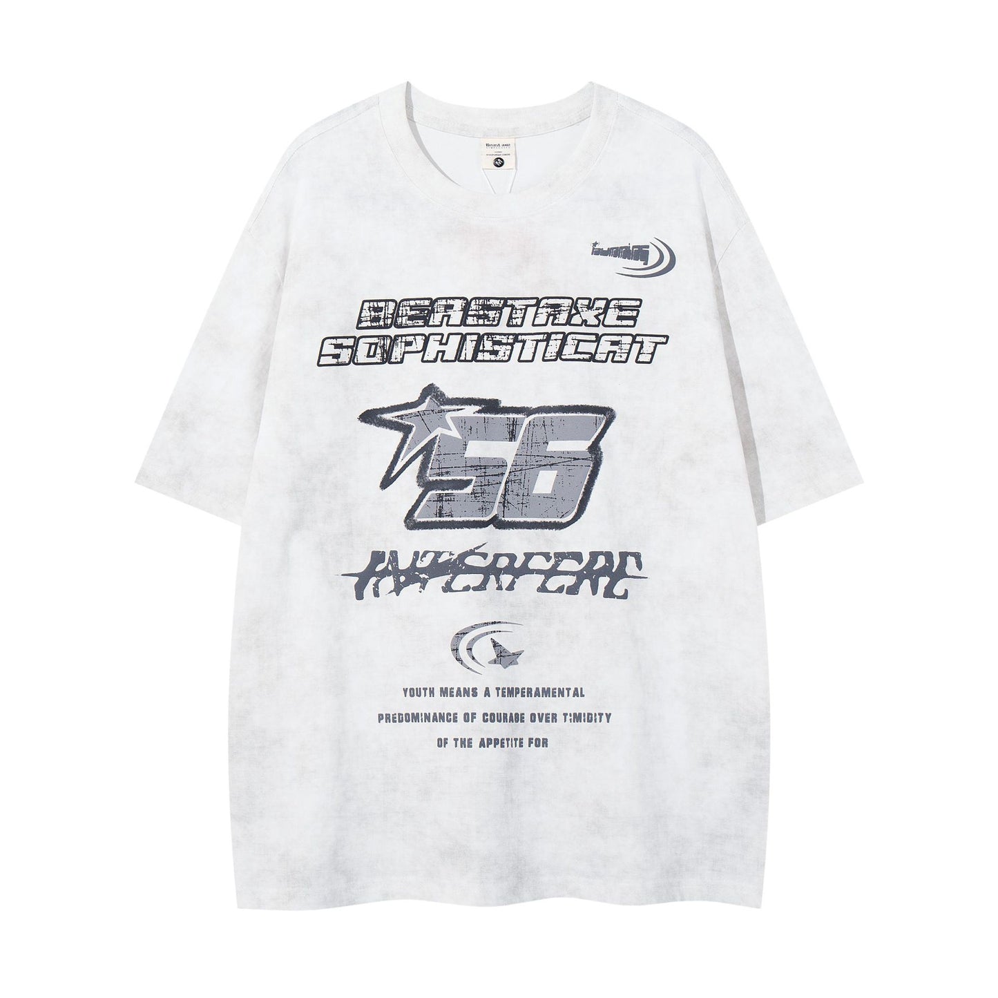 60s Style T Shirts 5 Summer Vintage Washed Old Short Sleeve T-Shirts