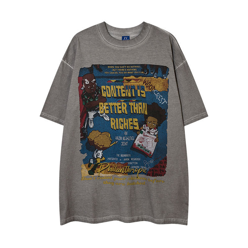 Hip Hop Clothes New York Hip Hop Summer Short Sleeve T-Shirt