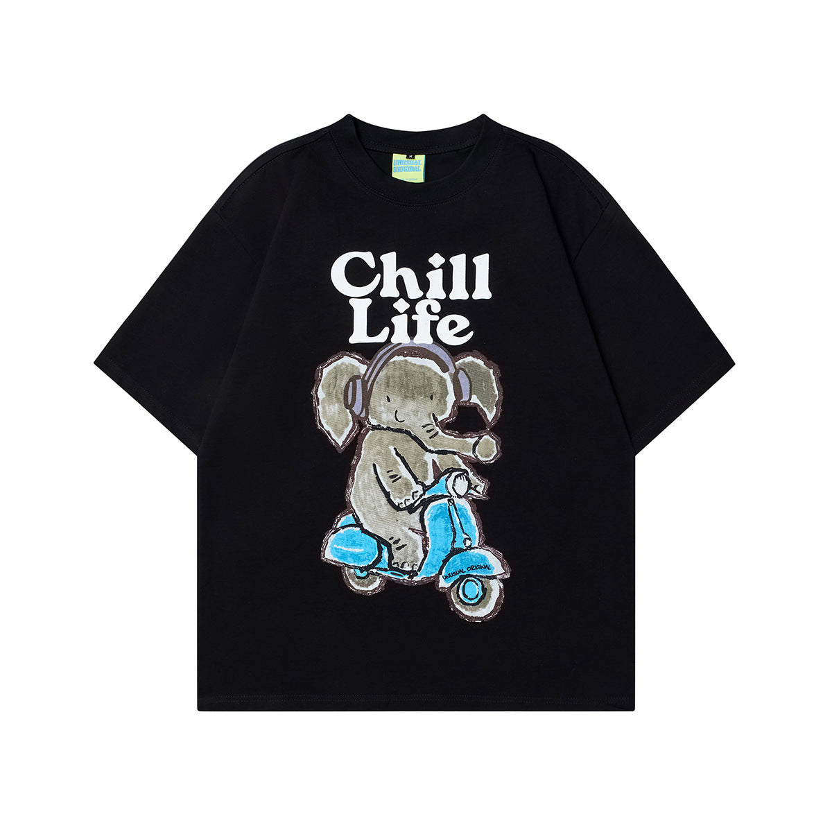 Unisex T-shirts Summer Cartoon Men's Loose Short Sleeve T-Shirt