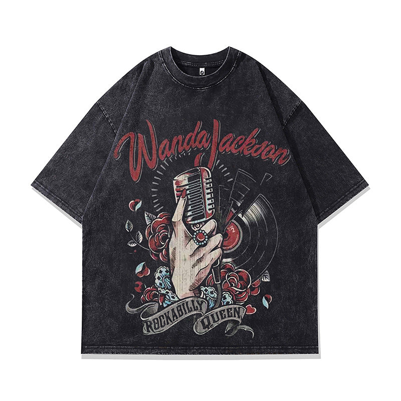 Ropa Vintage Hombre Vintage Print Make Old Short Sleeve T-Shirt