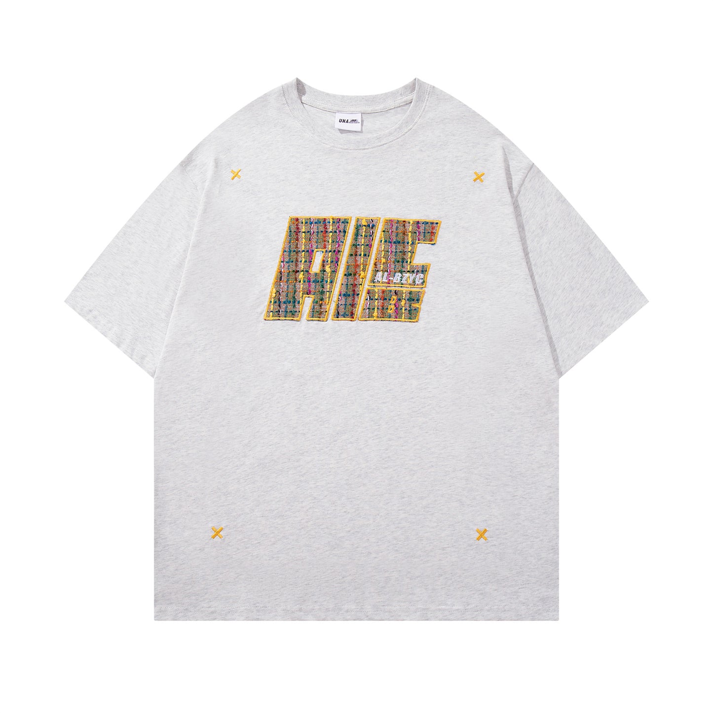 USA Vintage T-Shirt Patch Embroidery Men's Summer