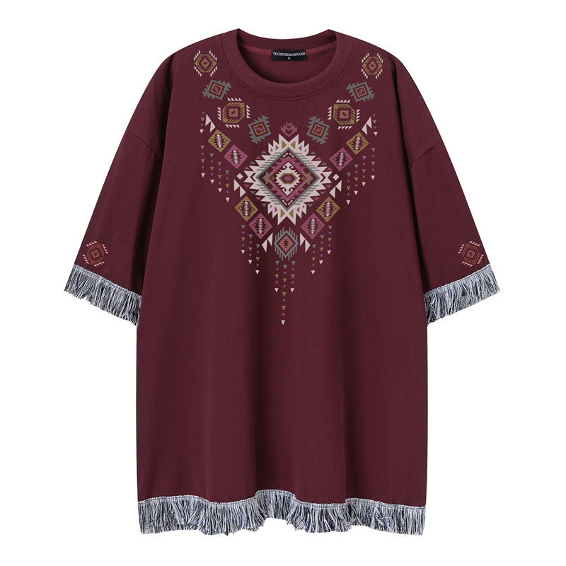 Camisetas streetwear Summer Vintage Casual Loose Short Sleeve T-Shirt
