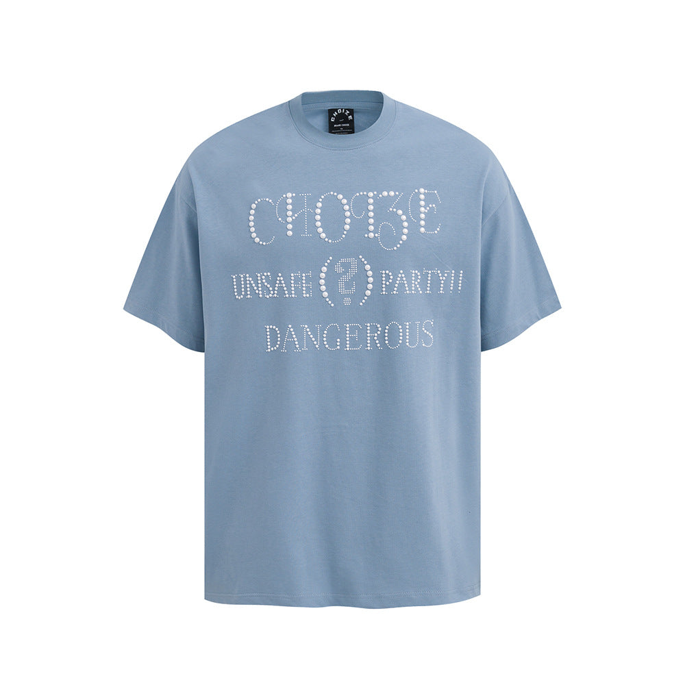 Nyc 1990 Shirt Letter Print Short Sleeve T-Shirt