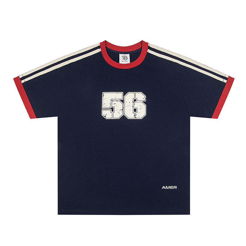 Marcas De Streetwear Alphabet Print Short Sleeve T-Shirt Loose Casual Top