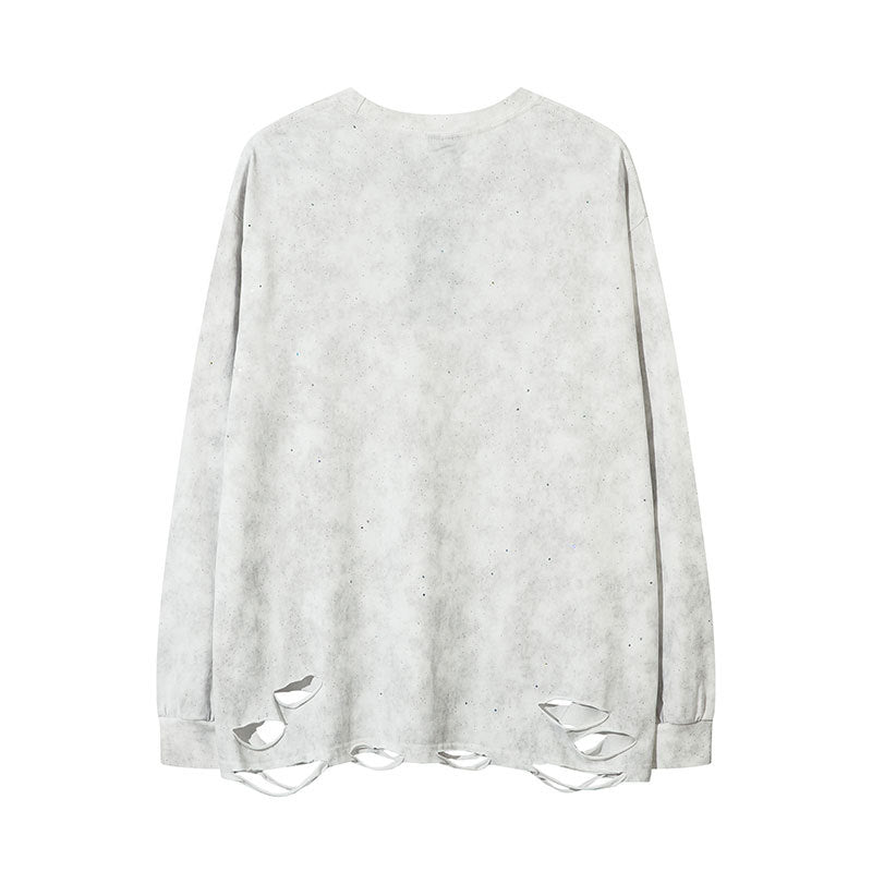 Marcas De Streetwear Vintage Long Sleeve T-Shirt Loose Top