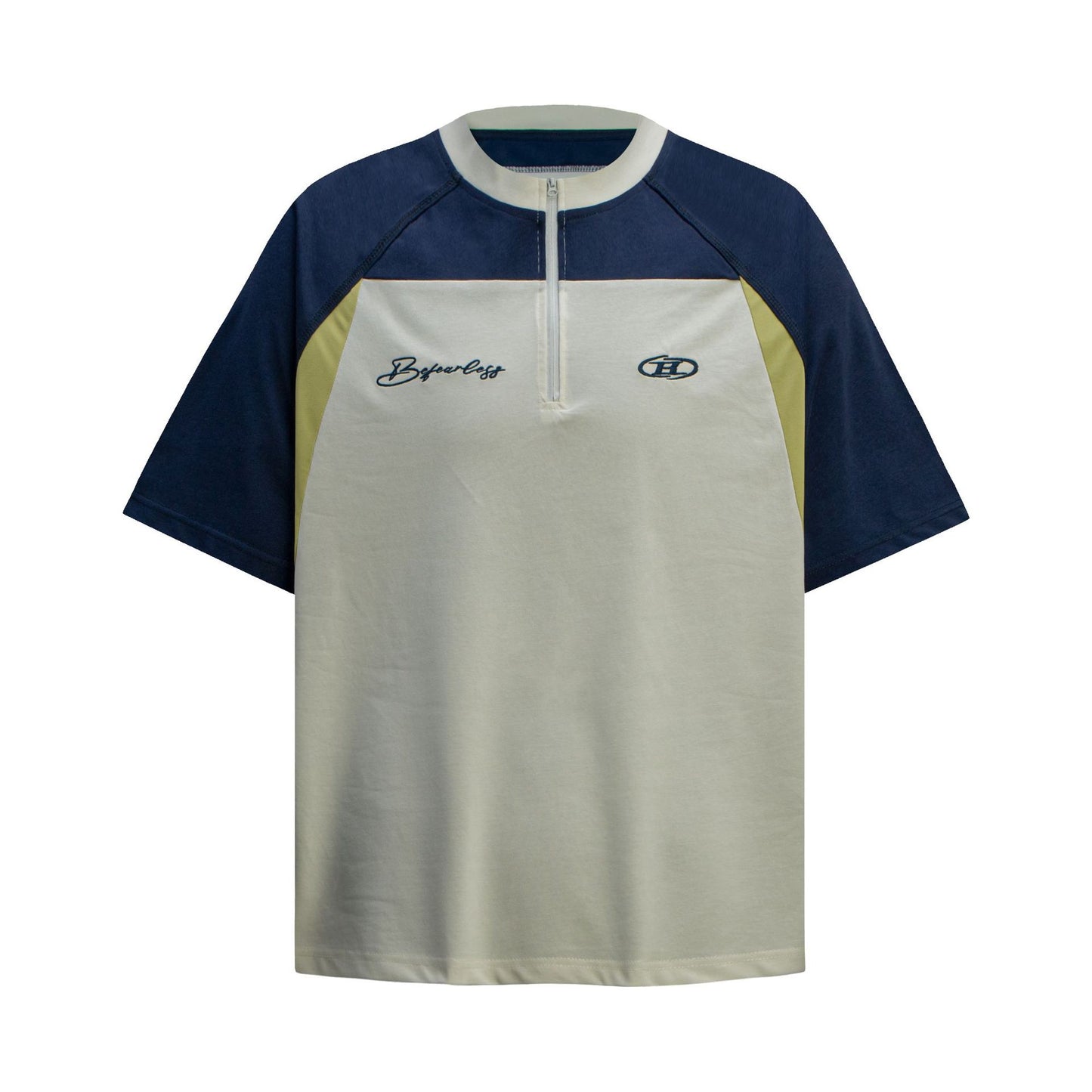 Ye T Shirt Summer Quick Drying Sweatshirt Zipper T-Shirt Short Sleeve