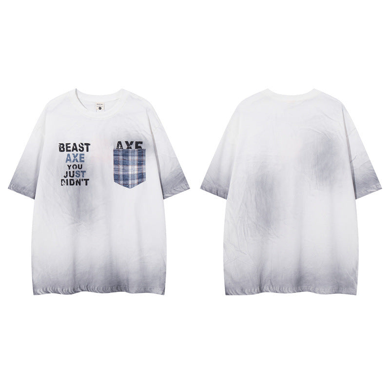 Y2K mens shirt T-shirt men's and women's short sleeves