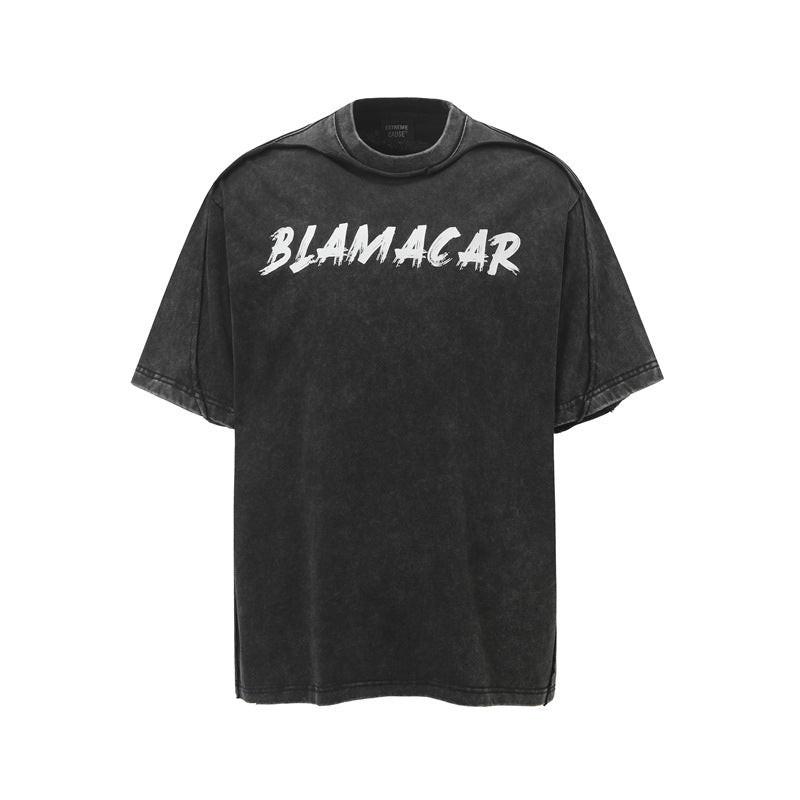 Camisas Retros Summer Crew Neck