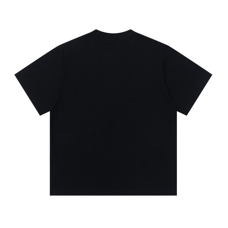 Hip Hop Shirts For Boys Embroidered Short Sleeve T-Shirt