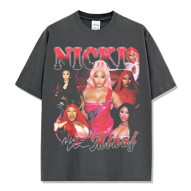 Unisex T-shirts Printed Short Sleeve T-Shirt
