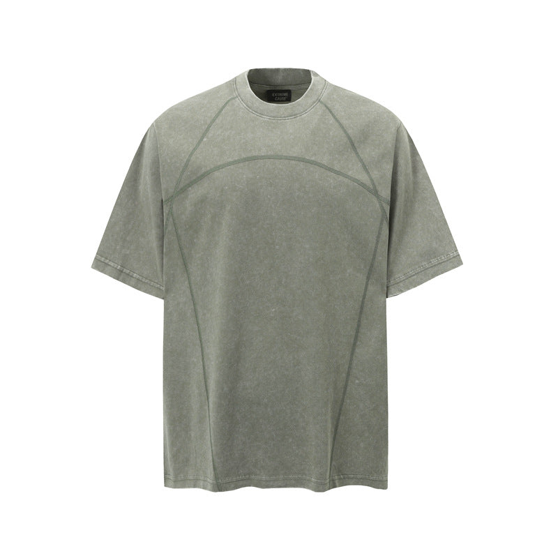 Camisas Retros Short Sleeve Crew Neck T-Shirt