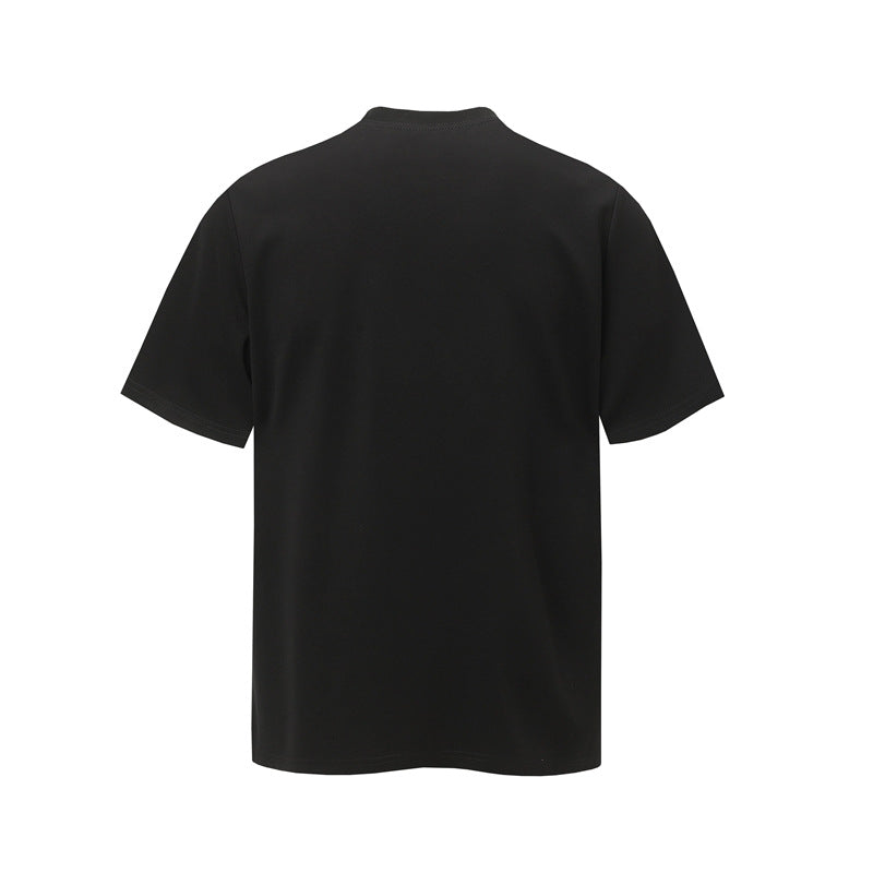 Hip Hop Shirts For Boys Alphabet Print Short Sleeve T-Shirt