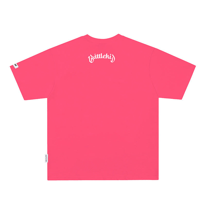 Vintage T Shirts Hip Hop Letter Print Short Sleeve T-Shirt Summer Loose