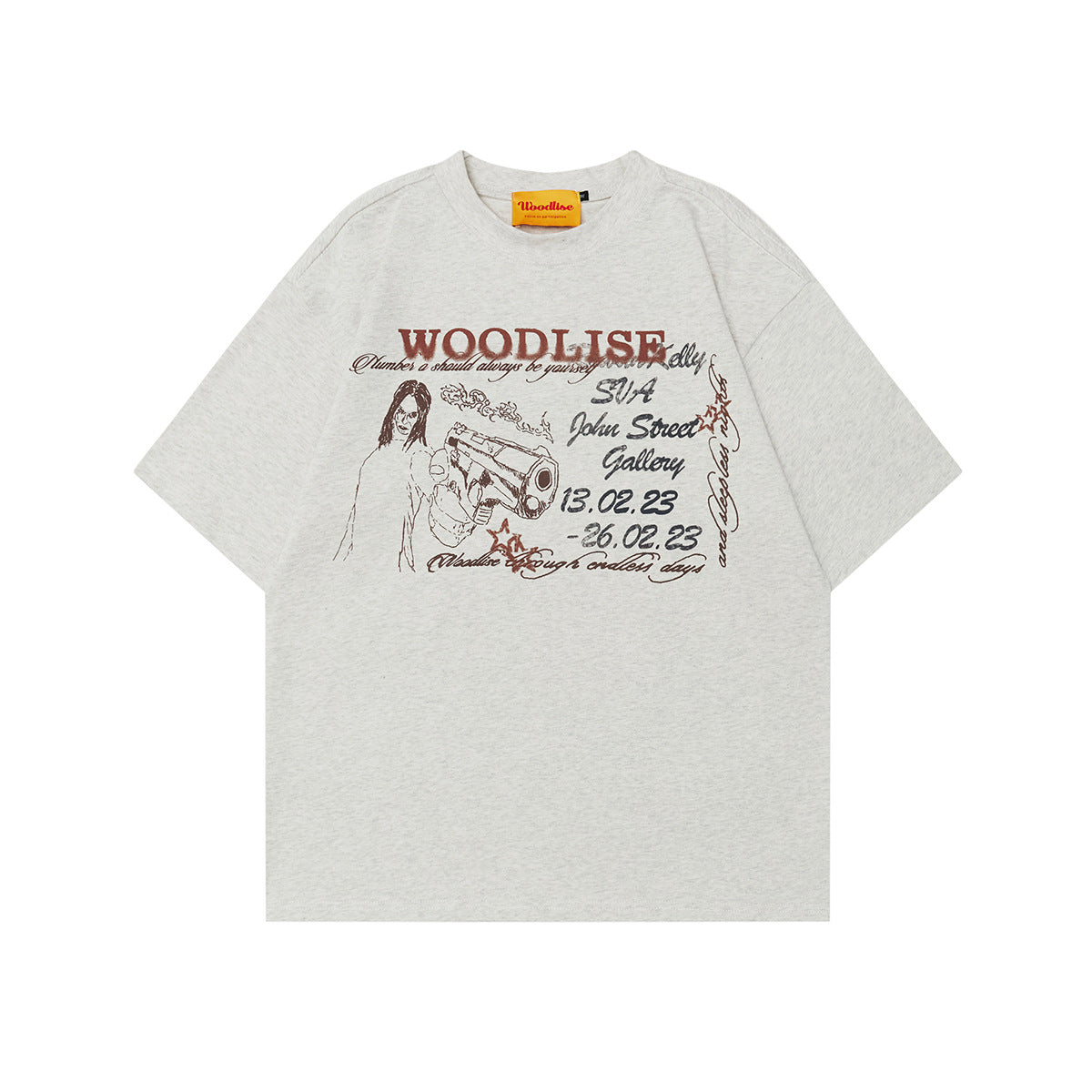 Unisex T-shirts Vintage Painting Anime Design Loose Premium T-Shirt