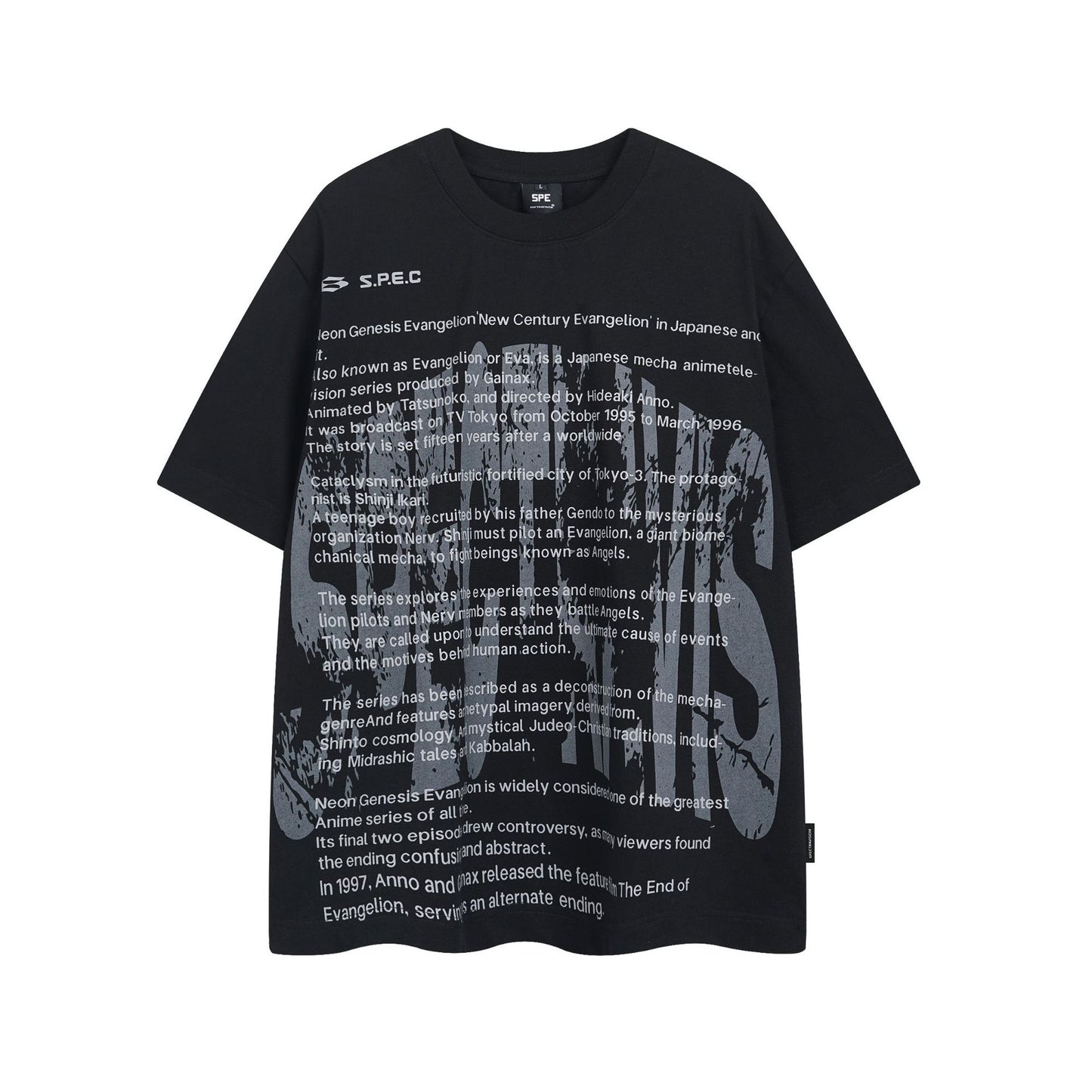 Retro Style Shirt For Men Summer Vintage Graffiti Print Short Sleeve T-Shirt