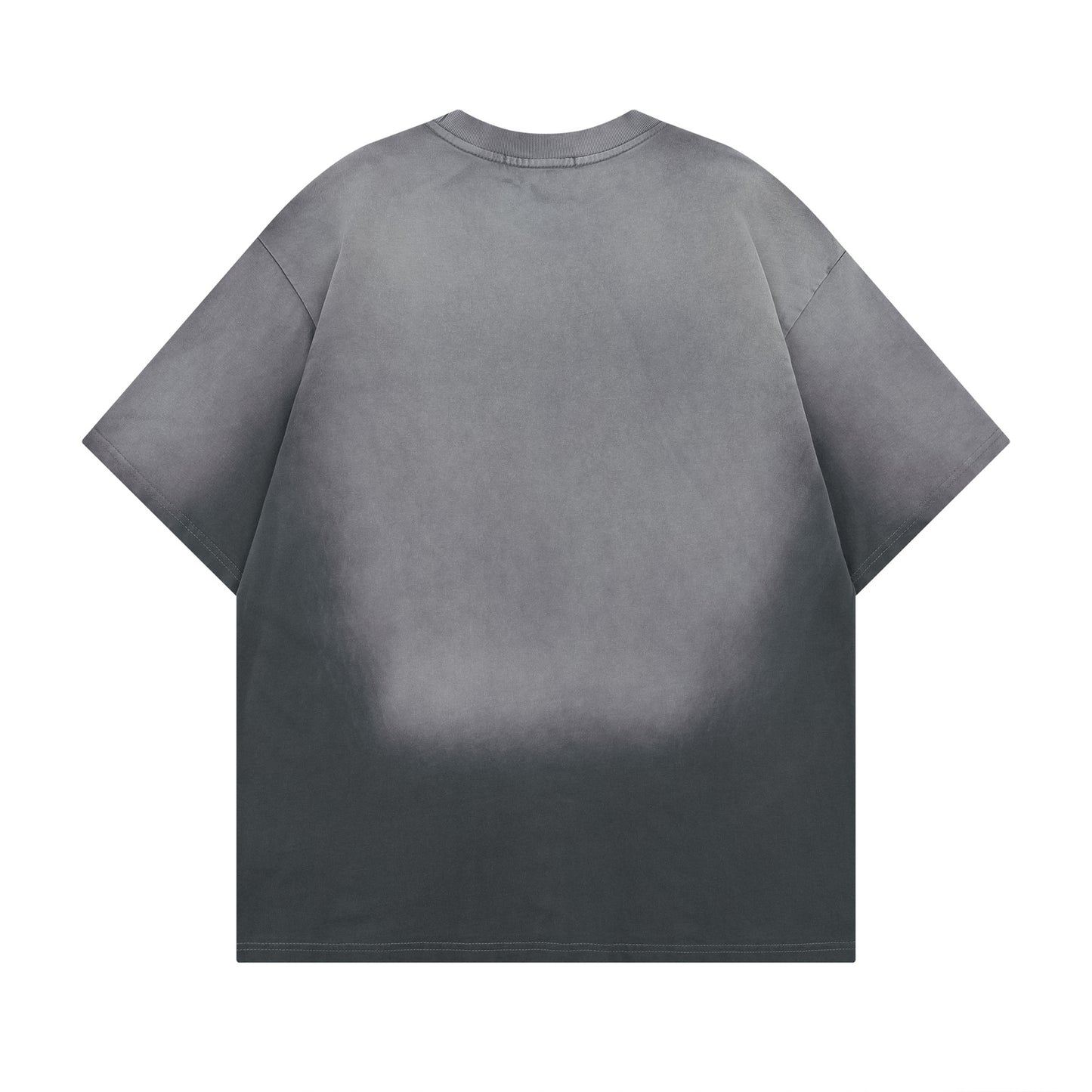 Ye T Shirt summer retro gradual change washed old printed T-shirt short sleeve