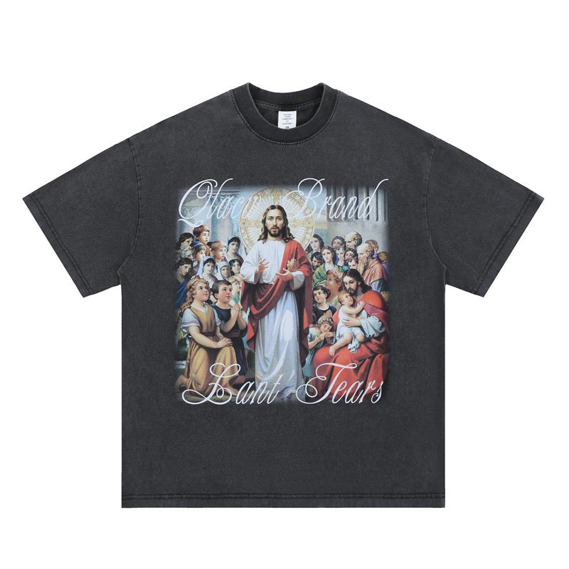 Vic Streetwear Summer Crew Neck Short Sleeve T-Shirt