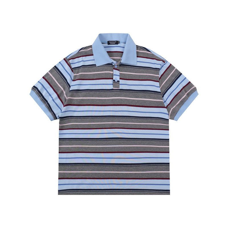 Casual Street Wear Vintage Loose Casual Loose POLO Shirt Top