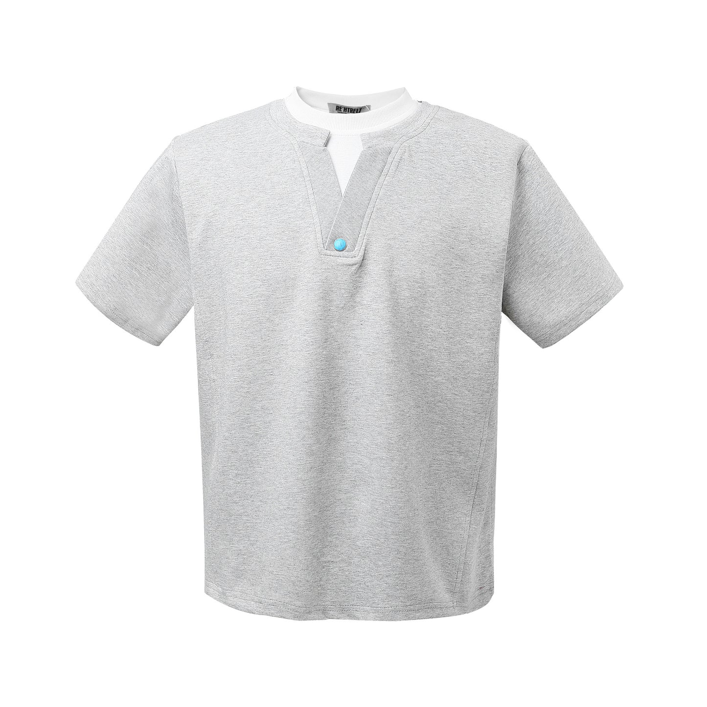 Unisex T-shirts Vintage Fake Two Space Cotton T-Shirts