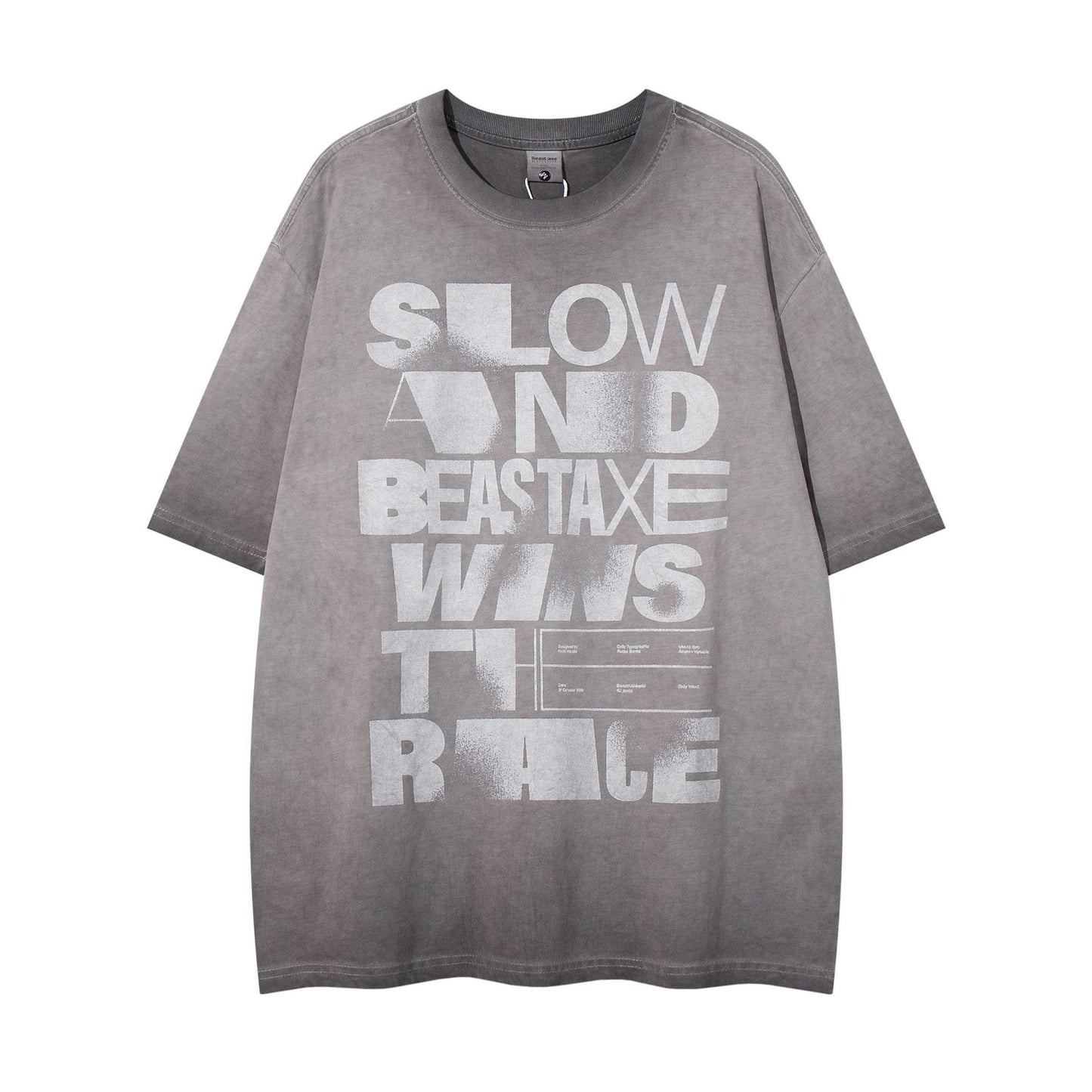60s Style T Shirts Summer Vintage Washed Short Sleeve T-Shirts