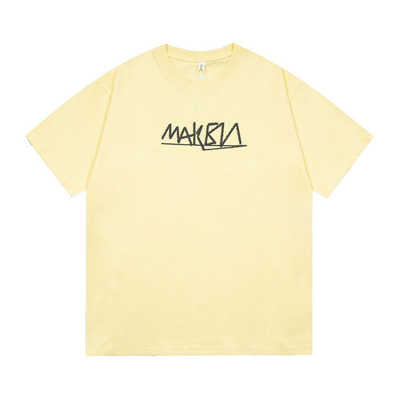 Vintage Tišö Rt Dice Letter Print Short Sleeve T-Shirt
