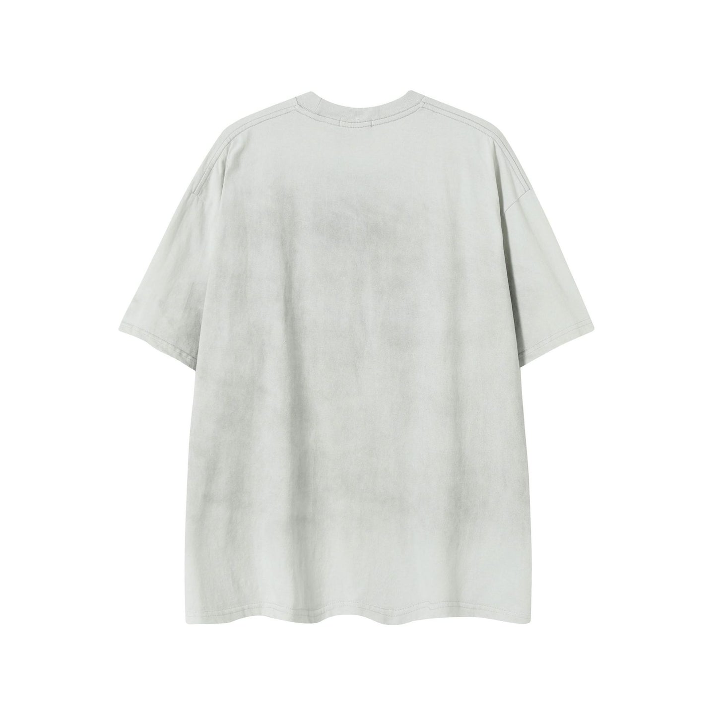 Ye T Shirt Summer Basketball Sweatshirt Washed Old Embroidered T-Shirt Short Sleeve