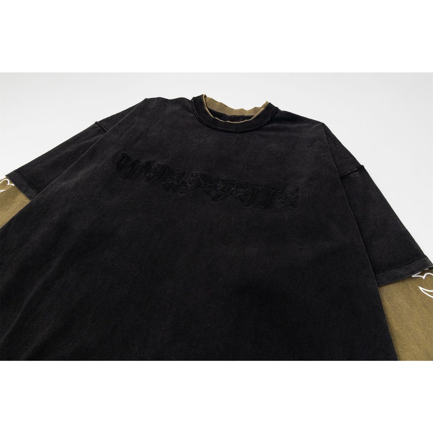 New York Hip Hop Style Vintage Loose Long Sleeve T-Shirt Top