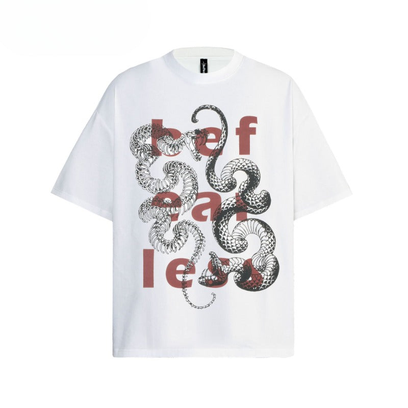 80s And 90s Vintage Snake Letter T-Shirts