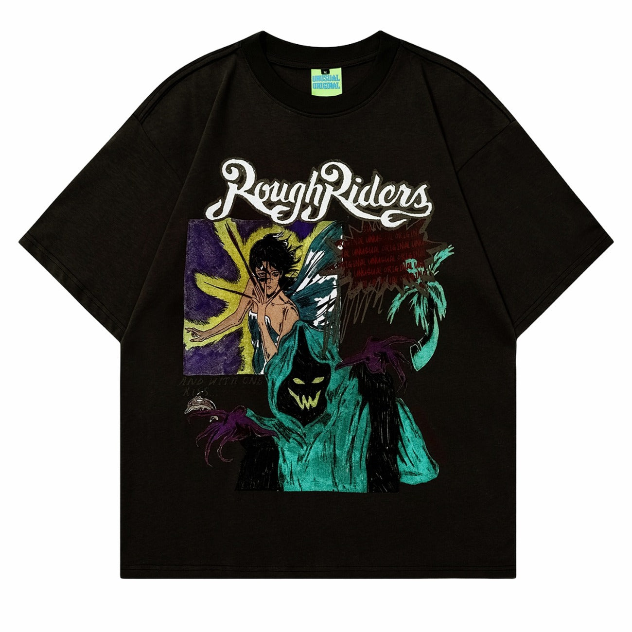 90s West Coast Hip Hop Fashion T-Shirts West Coast Vintage Spoof Cartoon Design T-Shirts