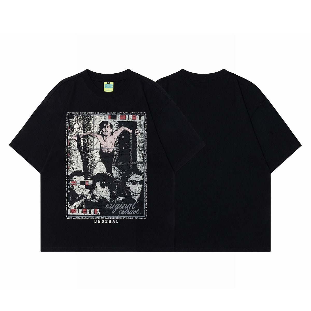 90s West Coast Hip Hop Fashion T Shirts Summer Cotton Loose Top